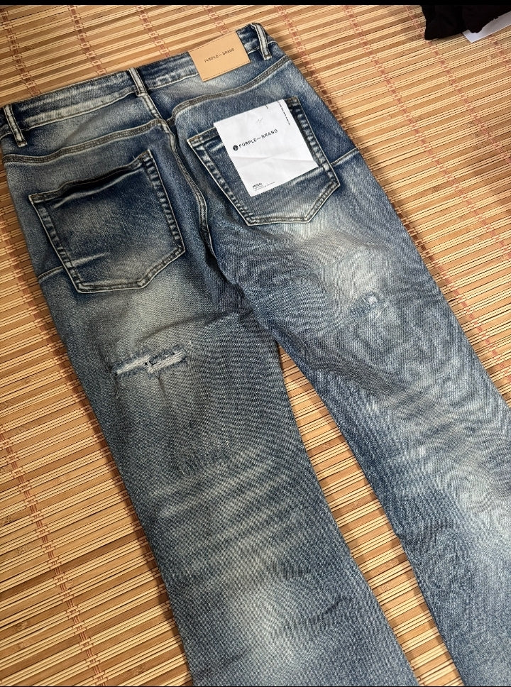 PURPLE Jeans P004 Blowout Mid Indigo Flare