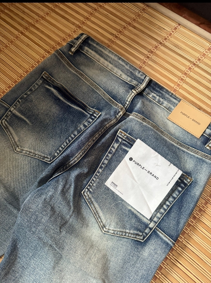 PURPLE Jeans P004 Blowout Mid Indigo Flare