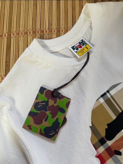 BAPE A Bathing Ape Check by Bathing Tee
