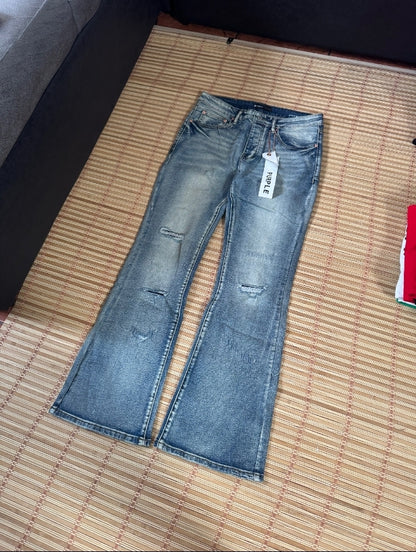 PURPLE Jeans P004 Blowout Mid Indigo Flare